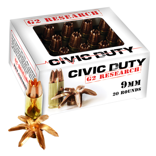 G2 Research Civic Duty Handgun Ammo