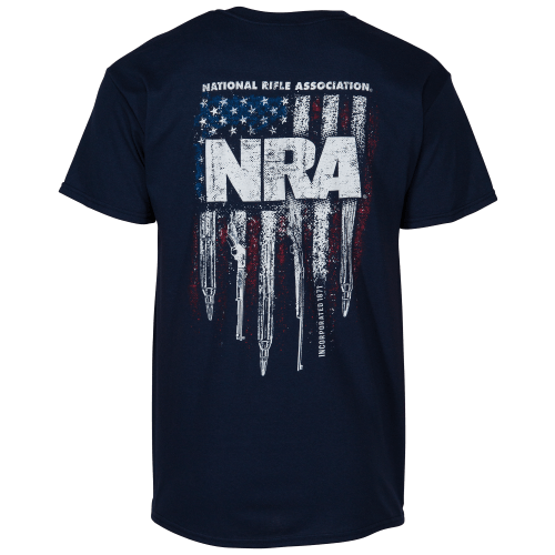 NRA Gun Stripes Short-Sleeve T-Shirt for Men