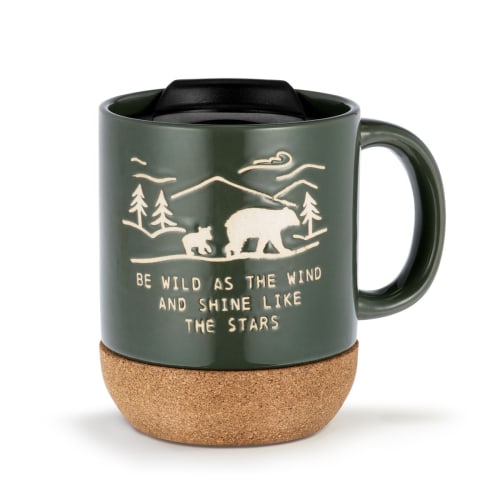 Demdaco Mountain Cork-Bottom Mug