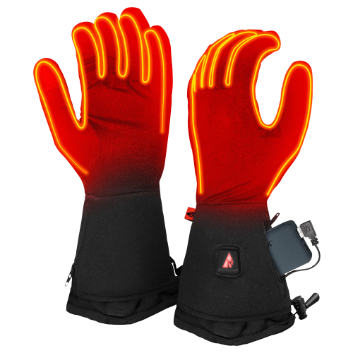 ActionHeat 5V Battery Heated Glove Liners for Ladies