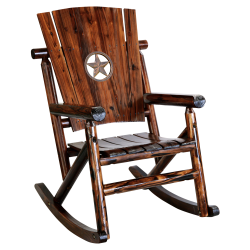 Leigh Country Char Log Star Medallion Rocker