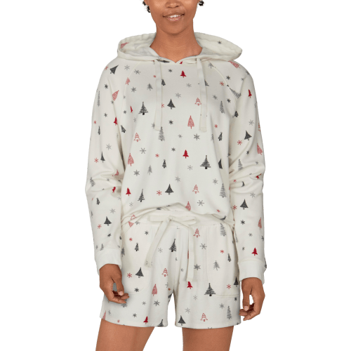 Natural Reflections Tree Print Hoodie for Ladies