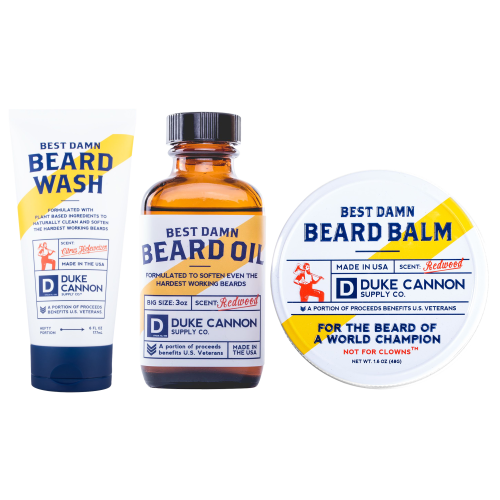 Duke Cannon Supply Co. Best Damn Beard Care Bundle