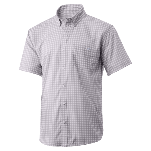 Huk Teaser Gingham Short-Sleeve Shirt for Men