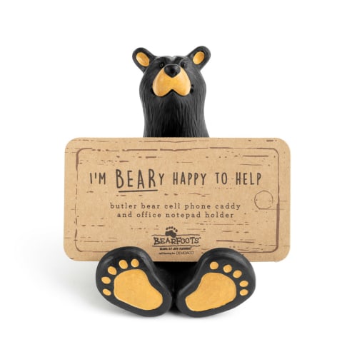 Demdaco Butler Bear Cell Phone Caddy