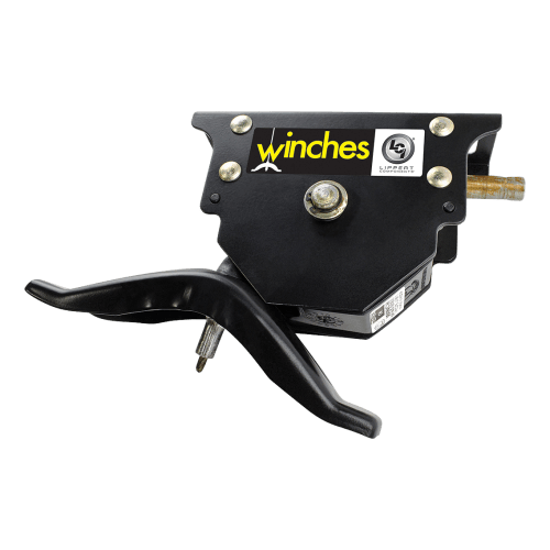 Lippert Components Spare-Tire Winch with Offset Cable