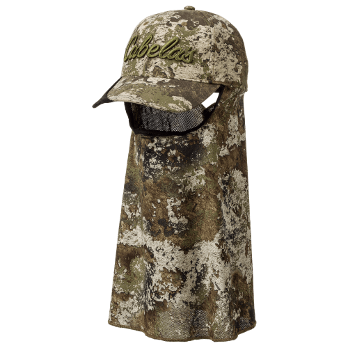 Cabela's Camo Face Mask Cap