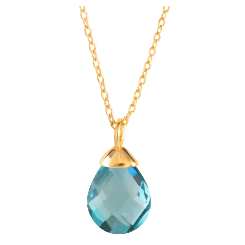 Amanda Blu December Birthstone Charm Necklace