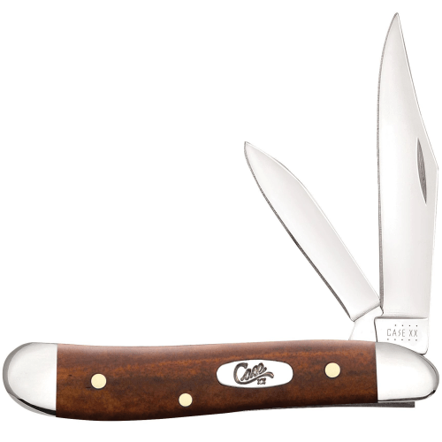 Case Smooth Chestnut Bone Peanut Pocket Knife