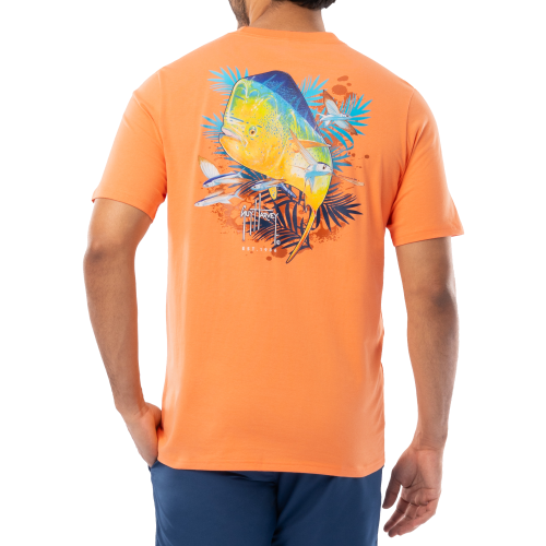 Guy Harvey Mahi Palms Short-Sleeve T-Shirt for Men