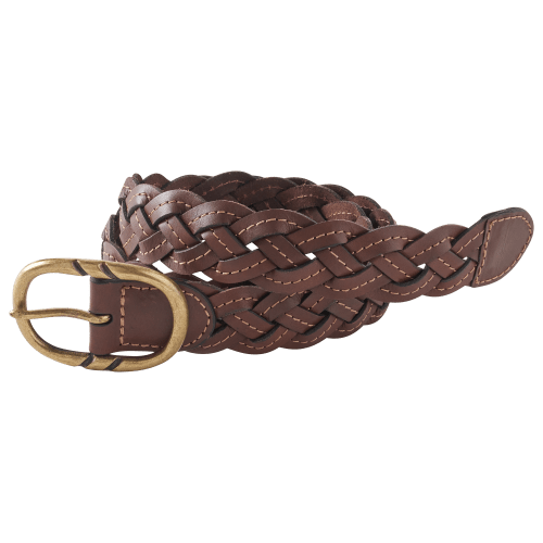 Natural Reflections Braided Leather Belt for Ladies