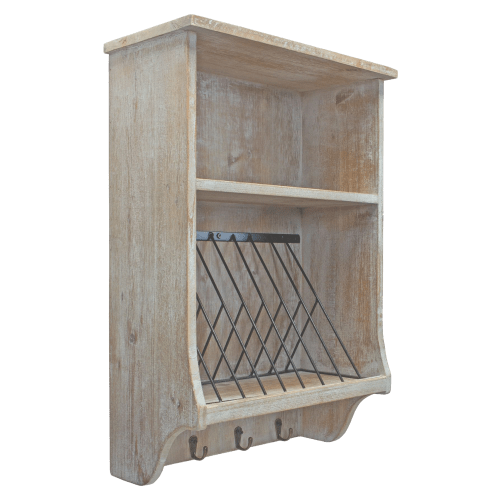 Melrose International Wood Wall Organizer