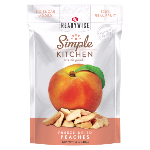 ReadyWise Simple Kitchen Freeze-Dried Sliced Peaches