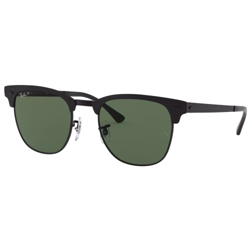 Ray-Ban Clubmaster RB3716 Metal Polarized Glass Sunglasses