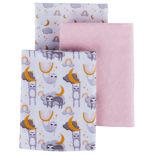 Bass Pro Shops Sleepy Sky Baby Receiving Blanket 3-Pack