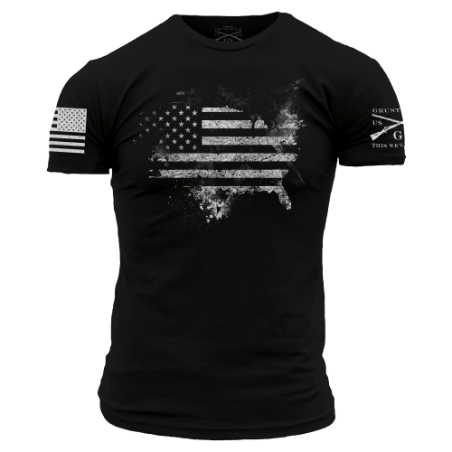 Grunt Style American Acid Short-Sleeve T-Shirt for Men