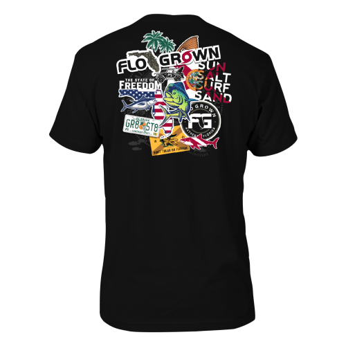 FloGrown Sticker Short-Sleeve T-Shirt for Men