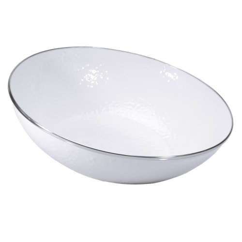 Golden Rabbit White Catering Bowl