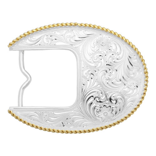 Montana Silversmiths Elevated Classic Oval Belt Buckle