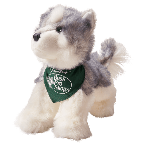 Bass Pro Shops Husky with Logo Plush Stuffed Toy