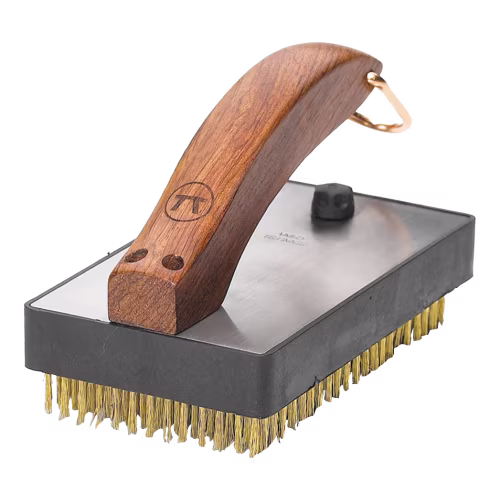Outset Oversized Grill Brush with Rosewood Handle