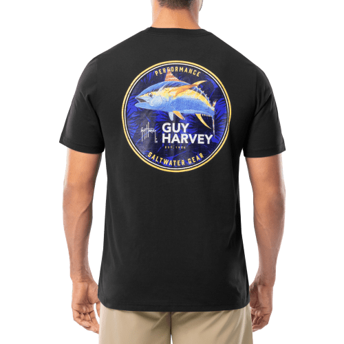 Guy Harvey Tuna Medallion Short-Sleeve T-Shirt for Men