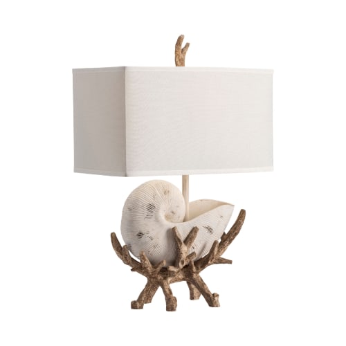 Crestview Collection Sleeping Shell Table Lamp