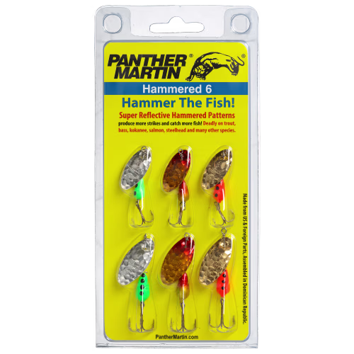 Panther Martin Hammered Spinner 6-Pack Kit