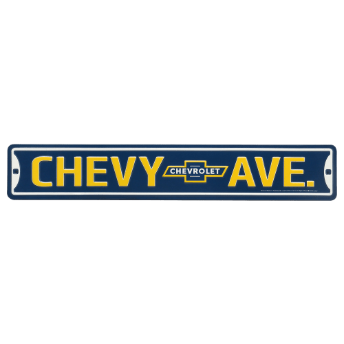 Open Road Brands Chevrolet Chevy Ave Metal Street Sign