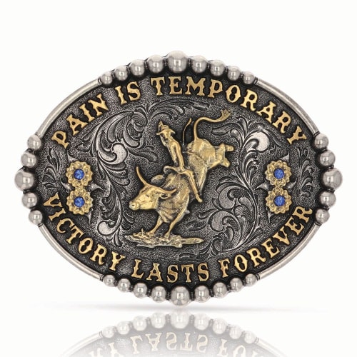 Montana Silversmith Pain Is Temporary Attitude Belt Buckle