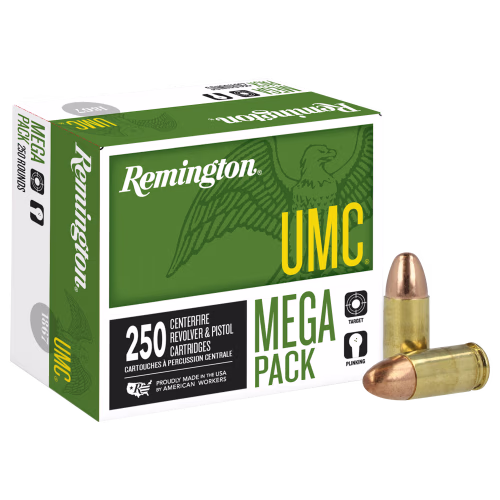 Remington UMC Mega Pack 9 mm Luger 115 Grain FMJ Handgun Ammo