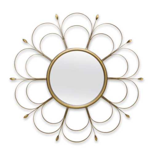 Melrose International Gold Wall Mirror