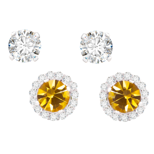 Amanda Blu November Birthstone Earrings