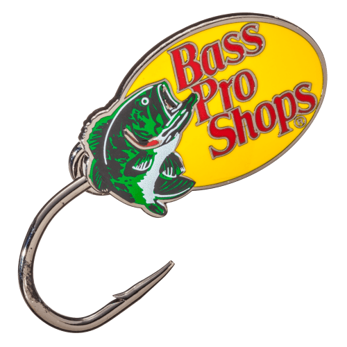 Bass Pro Shops Logo Fish Hook Hat Pin/Tie Clasp