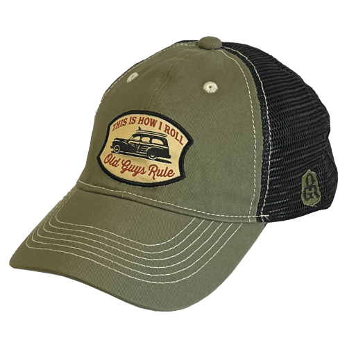 Old Guys Rule How I Roll Trucker Cap
