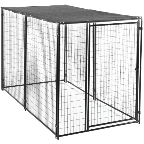 Lucky Dog Modular Welded Wire Kennel with Cover