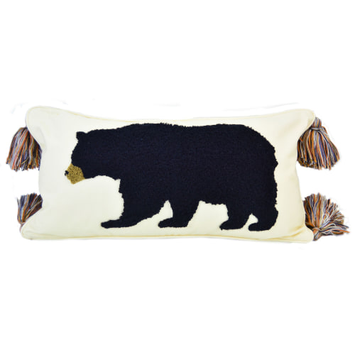 Donna Sharp Retro Forest Bear Rectangle Decorative Pillow