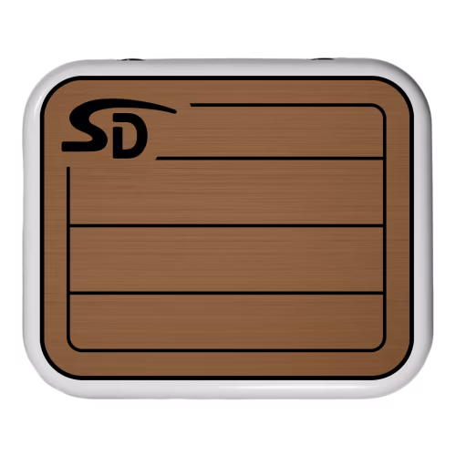 SeaDek Teak Cooler Pad for YETI Roadie 24