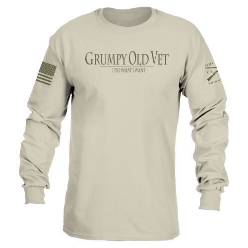 Grunt Style Grumpy Old Vet Long-Sleeve T-Shirt for Men