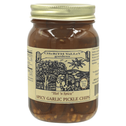 Cherith Valley Gardens Spicy Garlic Pickle Chips