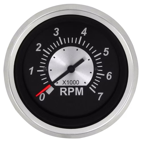 Sierra Black Sterling Series Tachometer Gauge