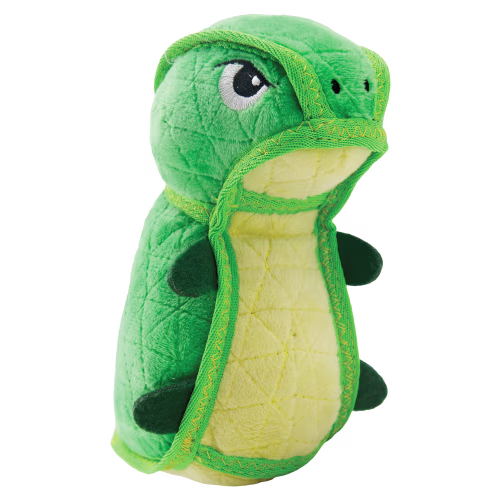 Outward Hound Xtreme Seamz Dino Plush Dog Toy