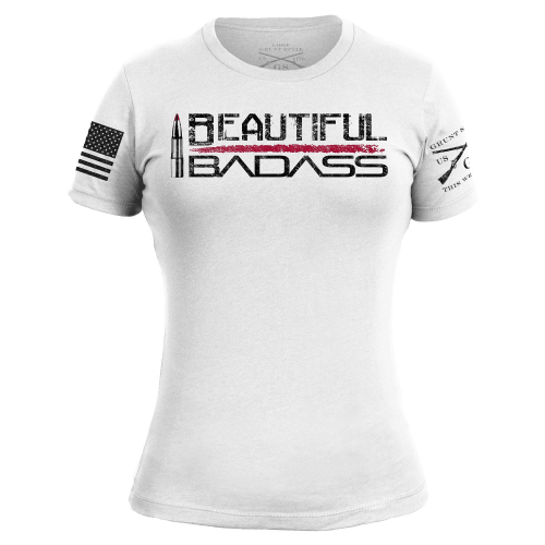Grunt Style Beautiful Badass Short-Sleeve Tee for Ladies