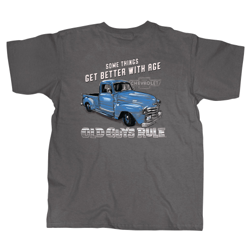 Old Guys Rule Old Blue Short-Sleeve T-Shirt for Men