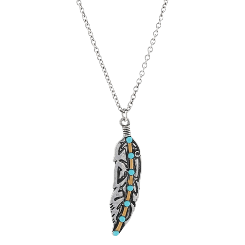 Montana Silversmiths Turquoise Takeoff Attitude Necklace