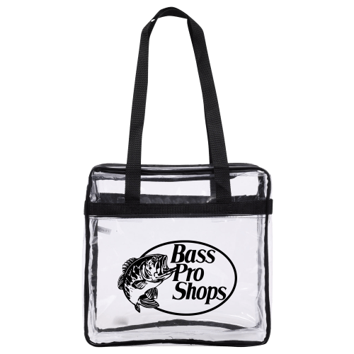 Bass Pro Shops Logo Clear Zippered Tote Bag