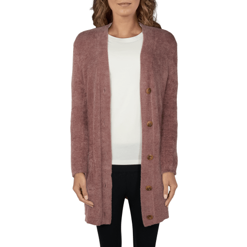 Natural Reflections Plush Cardigan for Ladies