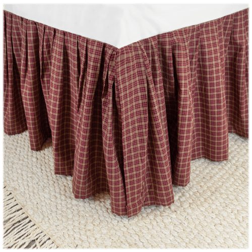 Donna Sharp Campfire Bedding Collection Plaid Gathered Bed Skirt