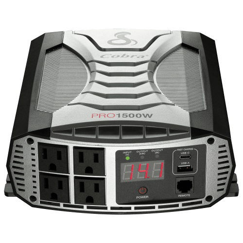Cobra PRO Professional-Grade Power Inverter with Fast Charge USB