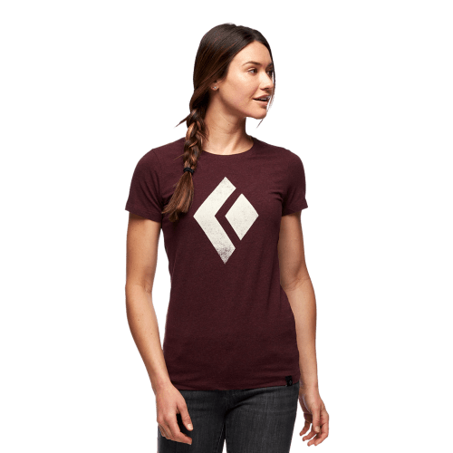 Black Diamond Chalked Up Short-Sleeve T-Shirt for Ladies